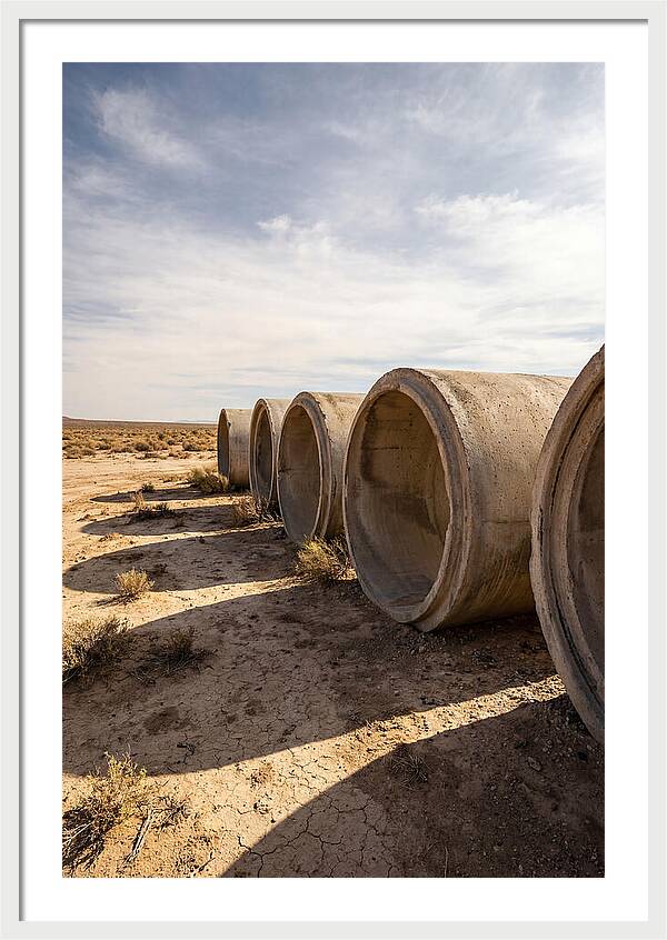 Sun Tunnels In Utah Desert