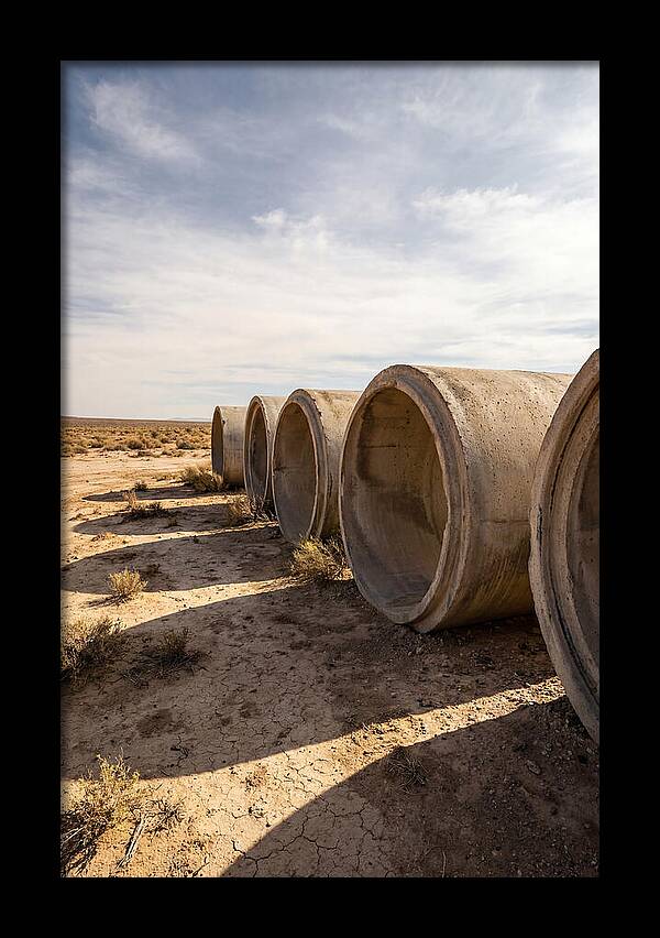 Sun Tunnels In Utah Desert