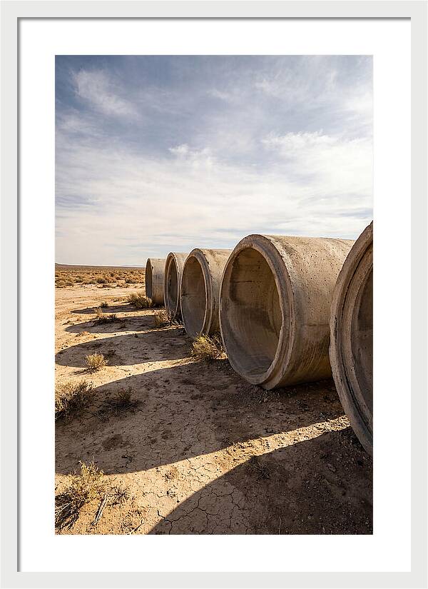 Sun Tunnels In Utah Desert