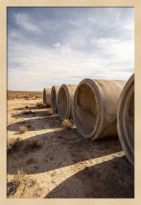 Sun Tunnels In Utah Desert