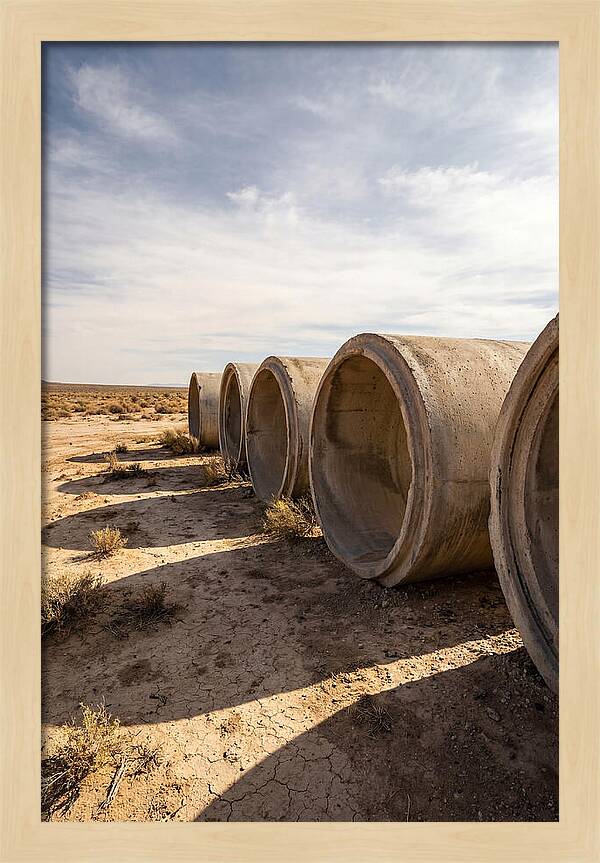 Sun Tunnels In Utah Desert