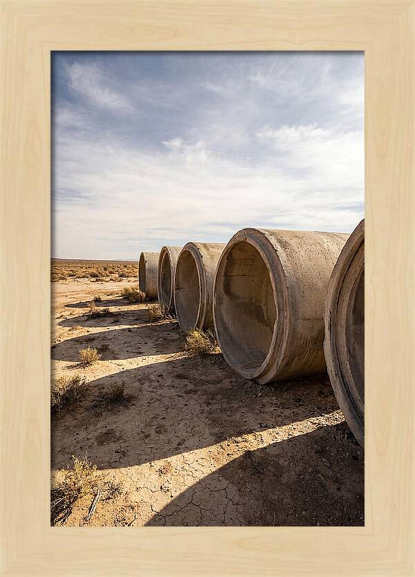 Sun Tunnels In Utah Desert