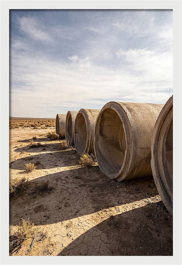 Sun Tunnels In Utah Desert