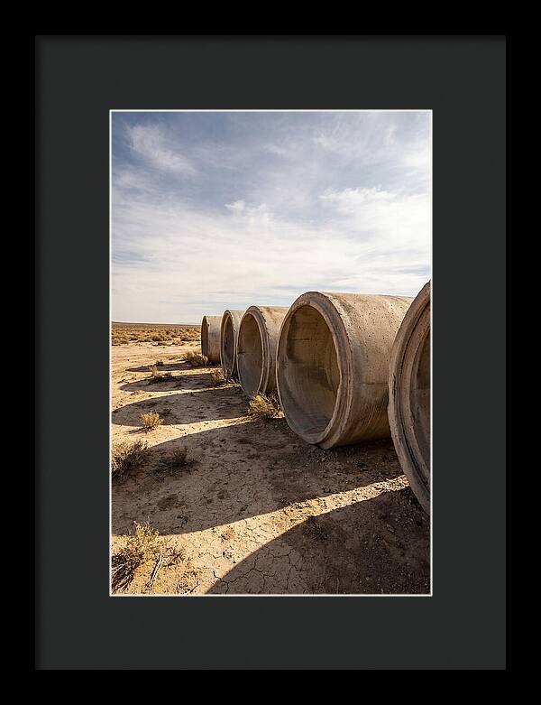 Sun Tunnels In Utah Desert