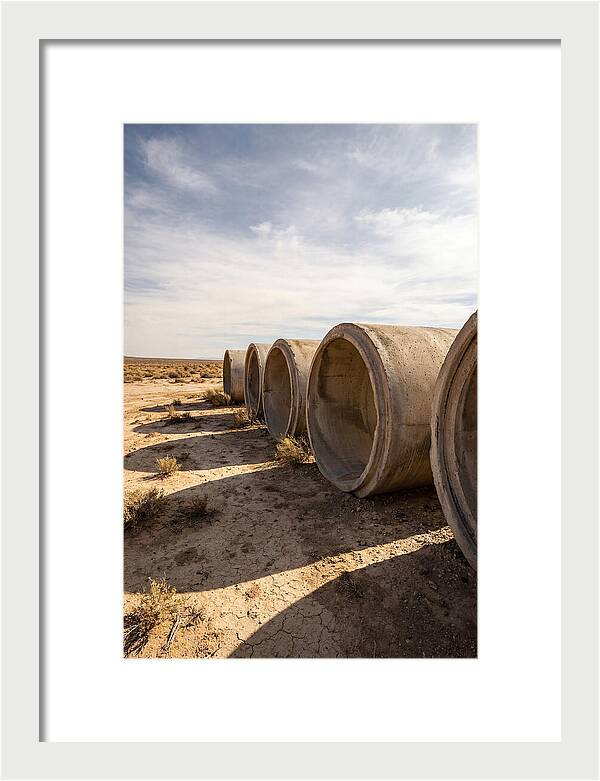 Sun Tunnels In Utah Desert