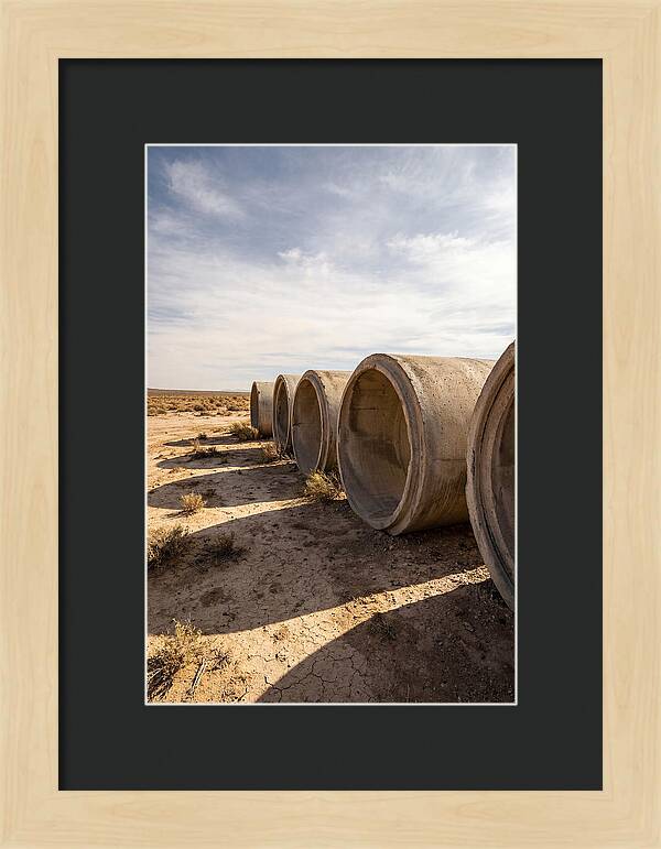 Sun Tunnels In Utah Desert