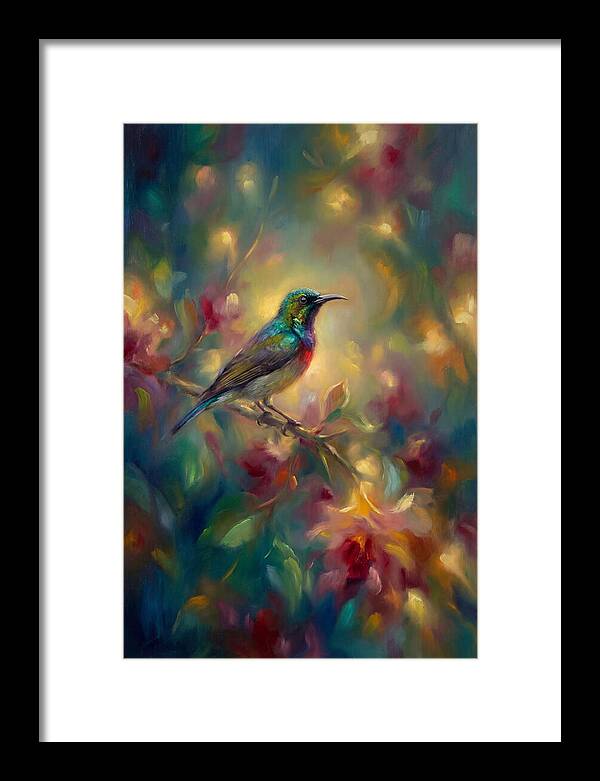 Sunbird Among Blossoms