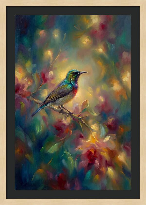 Sunbird Among Blossoms