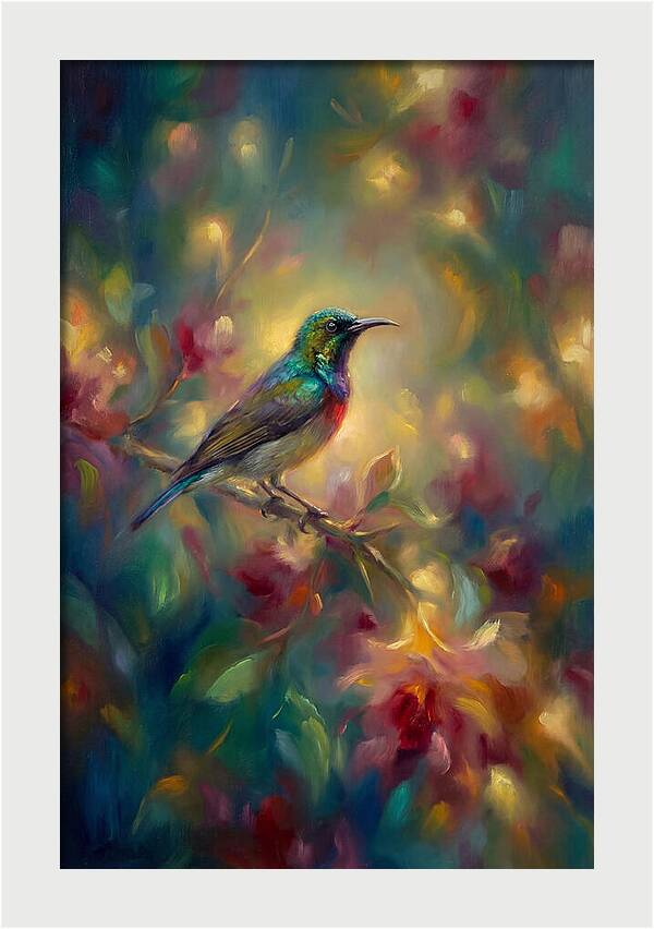 Sunbird Among Blossoms