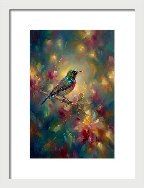 Sunbird Among Blossoms