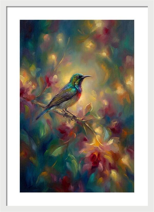 Sunbird Among Blossoms