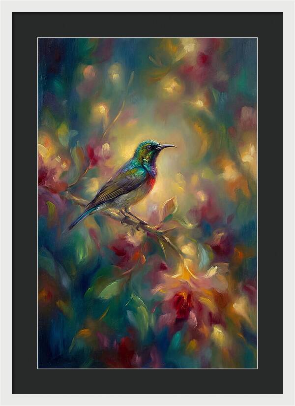 Sunbird Among Blossoms