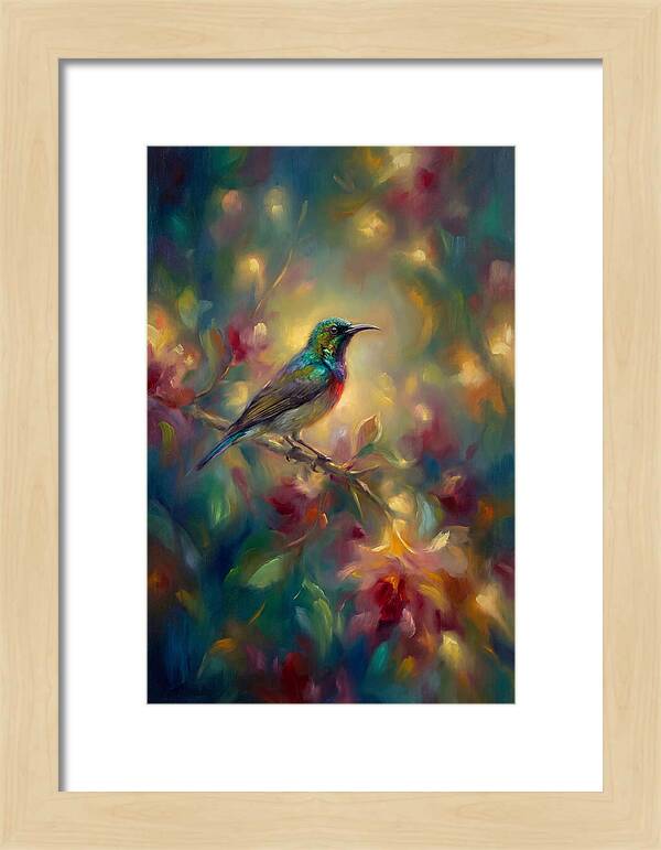 Sunbird Among Blossoms