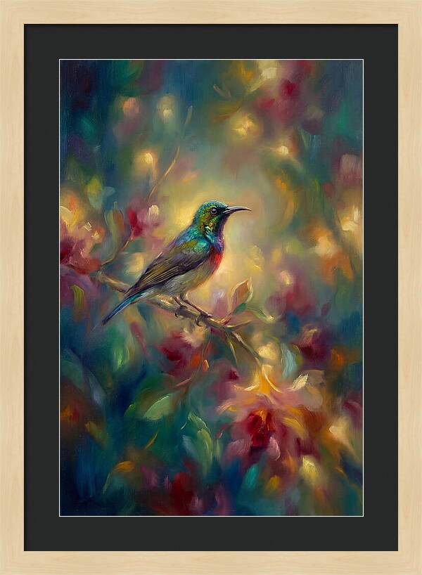Sunbird Among Blossoms