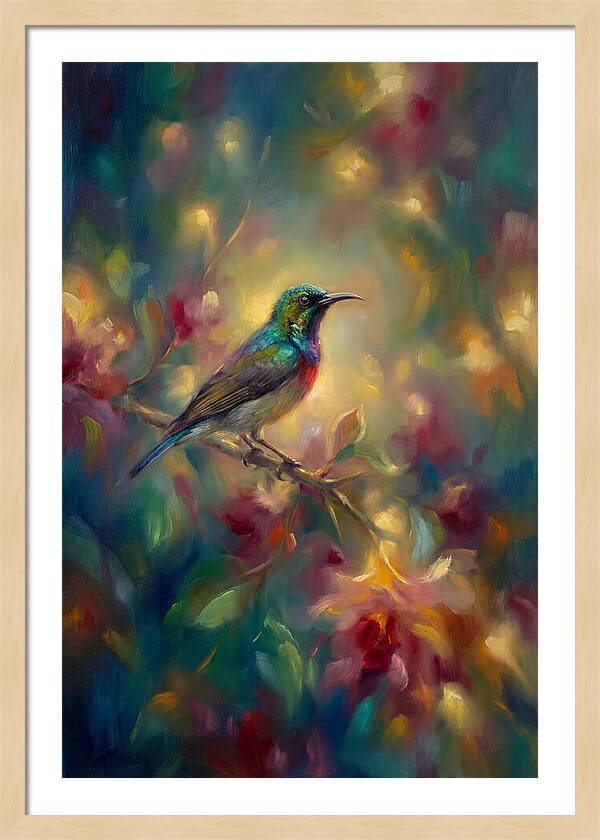 Sunbird Among Blossoms