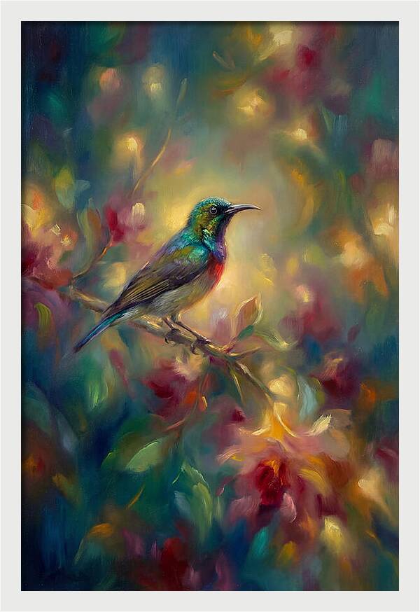 Sunbird Among Blossoms
