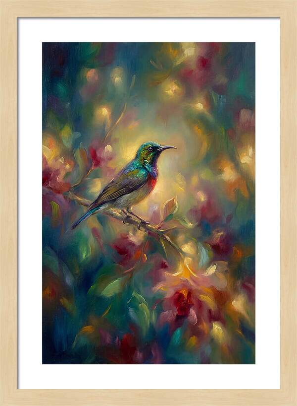 Sunbird Among Blossoms