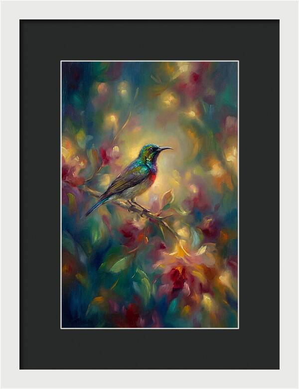 Sunbird Among Blossoms