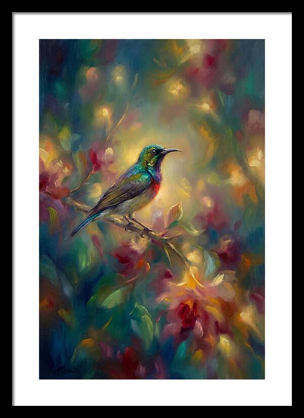 Sunbird Among Blossoms