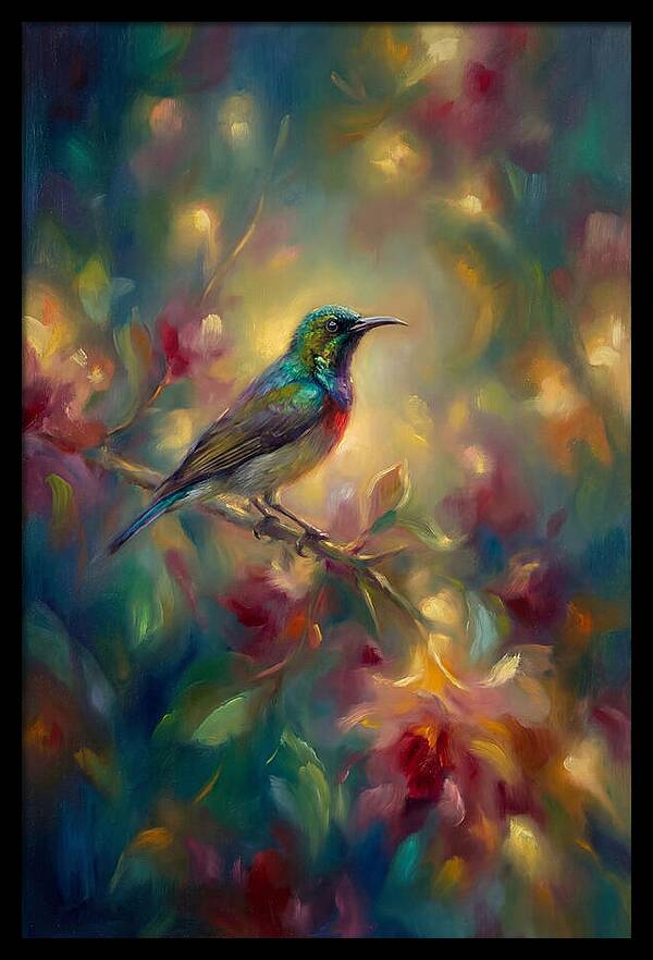 Sunbird Among Blossoms