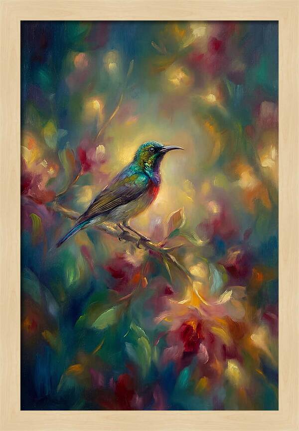 Sunbird Among Blossoms