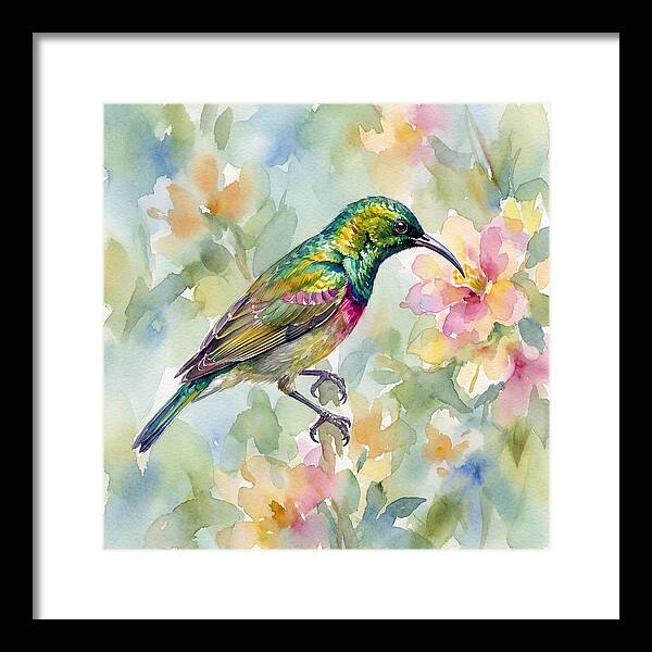 Sunbird Among Blossoms