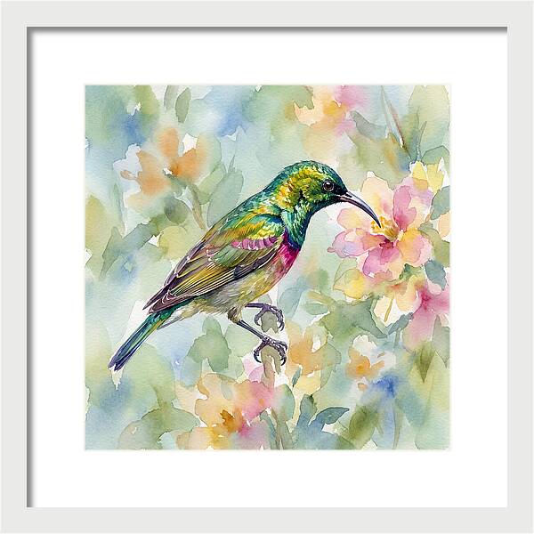 Sunbird Among Blossoms