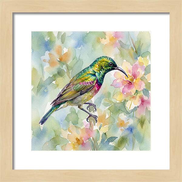 Sunbird Among Blossoms