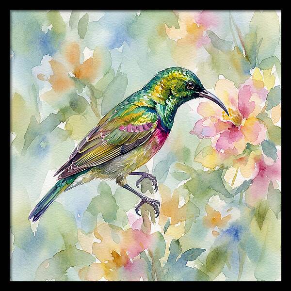 Sunbird Among Blossoms