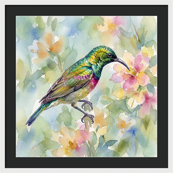 Sunbird Among Blossoms