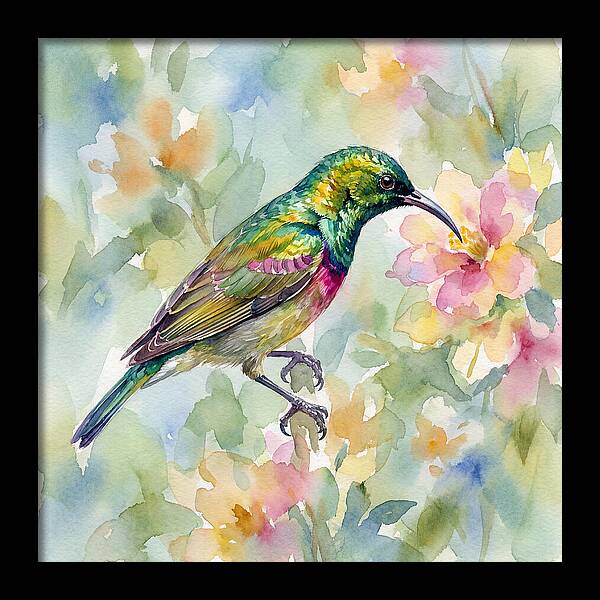 Sunbird Among Blossoms