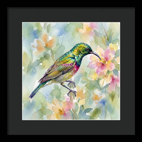 Sunbird Among Blossoms