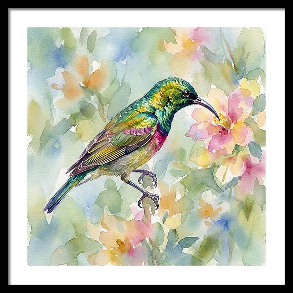 Sunbird Among Blossoms