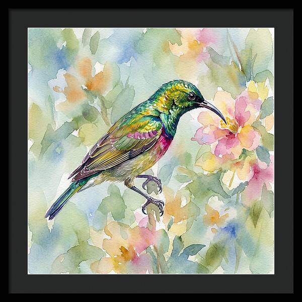Sunbird Among Blossoms