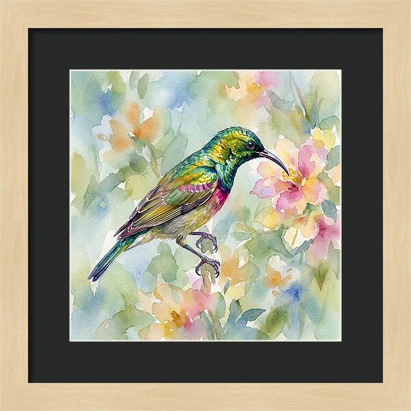 Sunbird Among Blossoms