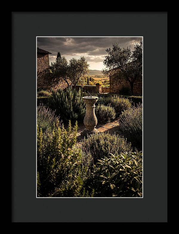 Sundial In Herb Garden
