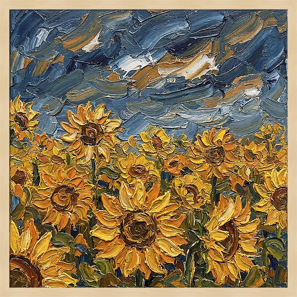 Sunflower Field In Bloom