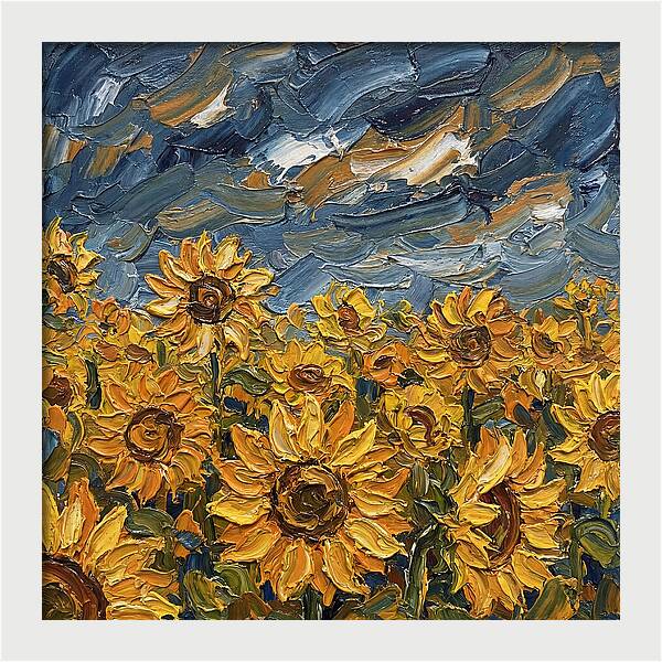 Sunflower Field In Bloom