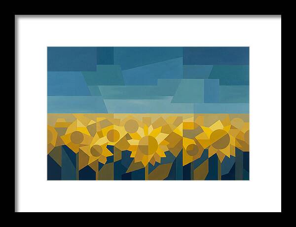 Sunflower Field In Brilliant Yellow