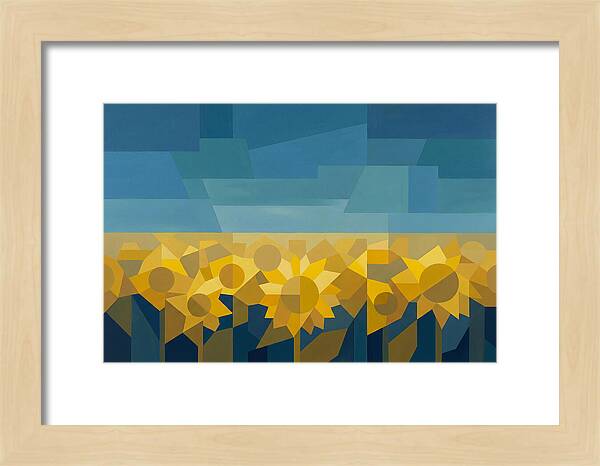 Sunflower Field In Brilliant Yellow
