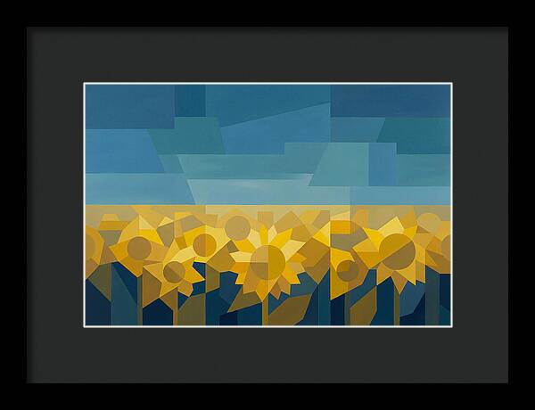 Sunflower Field In Brilliant Yellow