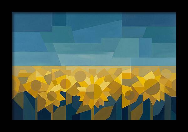 Sunflower Field In Brilliant Yellow