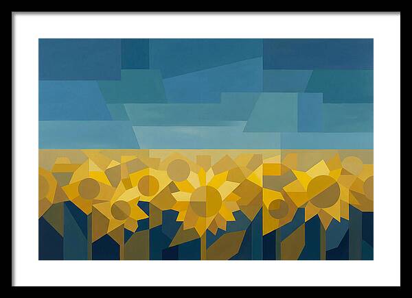 Sunflower Field In Brilliant Yellow