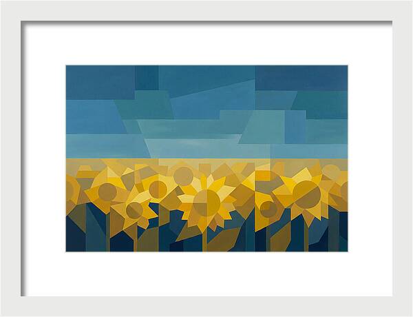 Sunflower Field In Brilliant Yellow