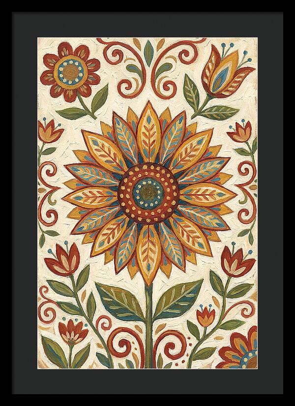 Sunflower Folk Art