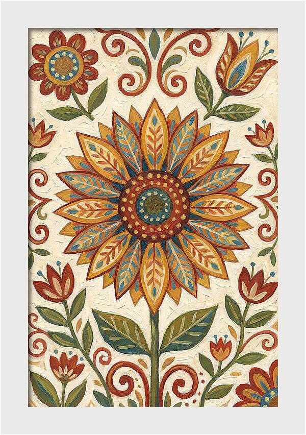 Sunflower Folk Art