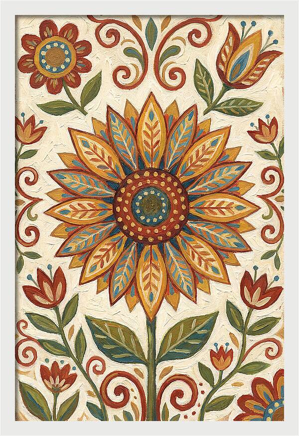 Sunflower Folk Art