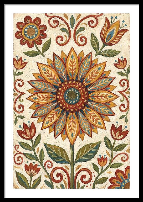 Sunflower Folk Art