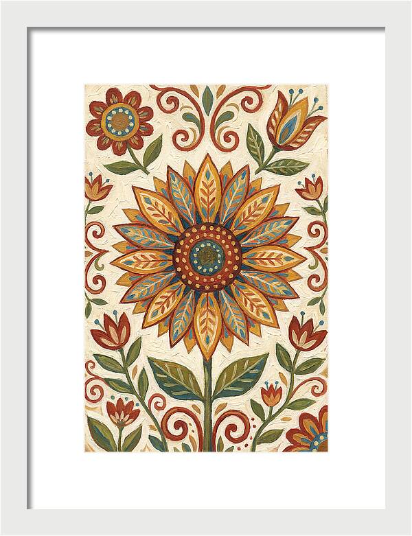 Sunflower Folk Art