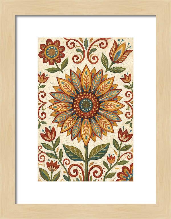 Sunflower Folk Art